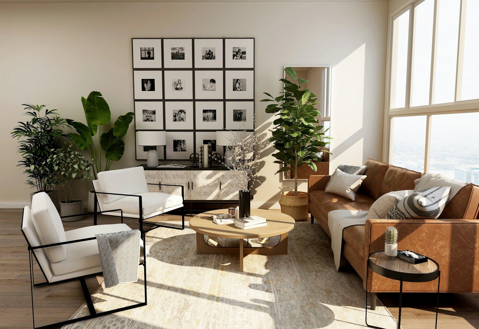 A bright, carefully maintained living room representing the standard Fixperts teams protect in every home.